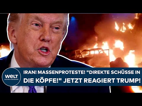 IRAN: "Direkte Schüsse in die Köpfe!" Massen-Proteste! Jetzt reagiert Trump! USA vor Militärschlag!