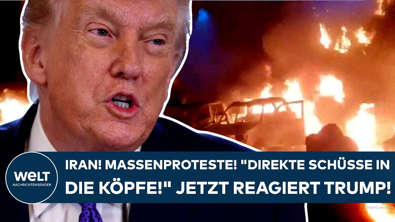 IRAN: "Direkte Schüsse in die Köpfe!" Massen-Proteste! Jetzt reagiert Trump! USA vor Militärschlag!