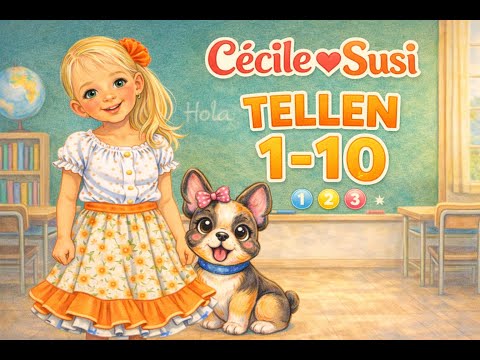 Tellen van 1 tot 10 Liedje - Leer Tellen voor Peuters & Kleuters - Cécile & Susi