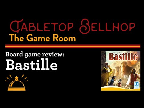 Board Game Review - Bastille, a mixture of bidding and worker placement during the French Revolution