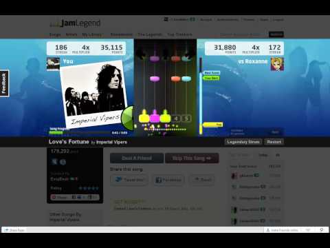 Jamlegend Love's Fortune by Imperial Vipers Guitar Legendary Strum 100%