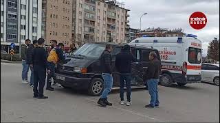 Seydişehir'de Trafik Kazası 2 yaralı