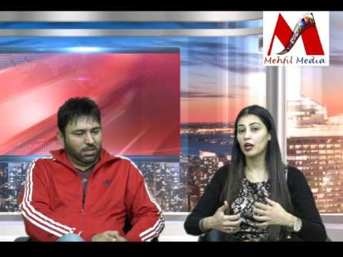 INTERVIEW OF MANGI MAHAL WITH AMANDEEP ON MEHFIL TV , CANADA