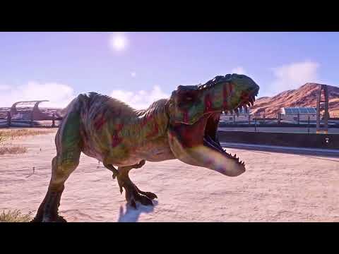 Mosasaurus VS Tylosaurus  Giganotosaurus.T-Rex.Indominus Rex, Indoraptor- Jurassic World Evolution 2