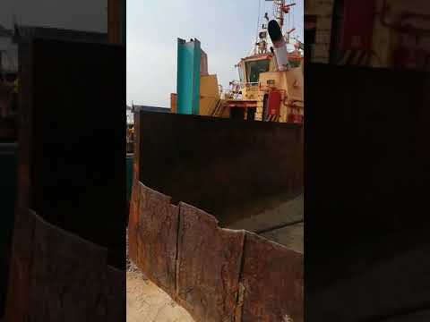 Begin supply genset rental on the Barge for tugs boat maintenance works at Kg Acheh Lumut