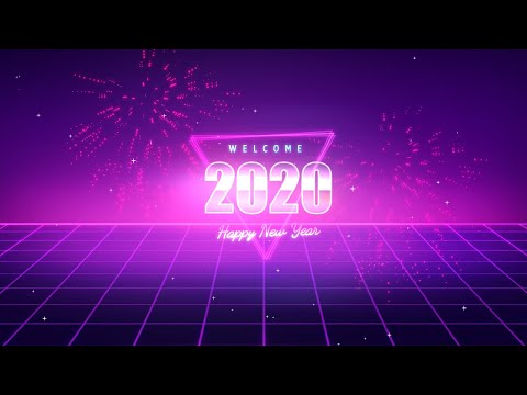 Animated 80s Retro Design - Welcome to 2020! - After Effects