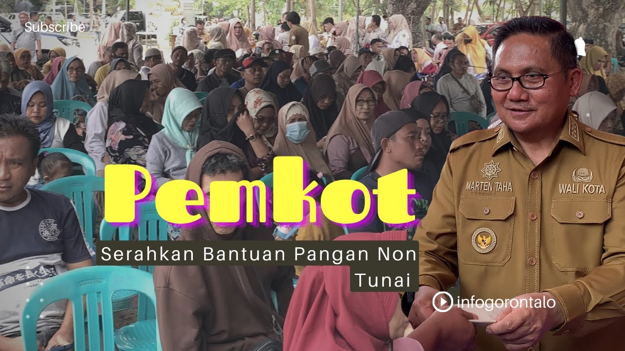 1.598 KPM di Kota Gorontalo Terima Bantuan Pangan Non Tunai Dari Pemerintah