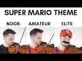 4 Levels Of Mario Music Noob To Elite