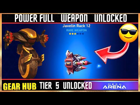Javelin Rack 12 Unlock 🔓Killshot Javelin Rack 12, | Mech arena tier 5 |😱 Javelin Rack 12, Mech Arena