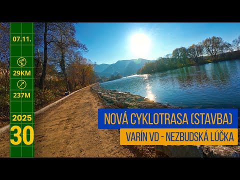 Stavba cyklotrasy Varín  - Nezbudská Lúčka. Krížová cesta Bôrek. Test "chromej" nohy.