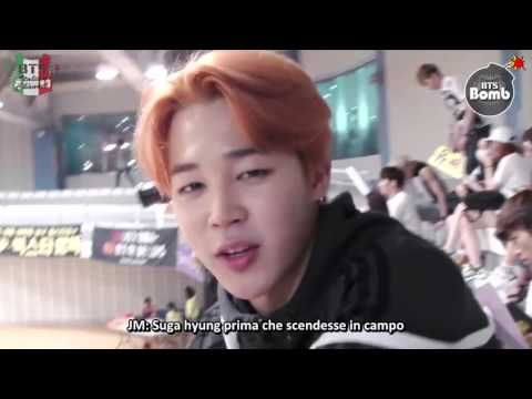 [SUB ITA] 150930 BANGTAN BOMB - Shooting guard SUGA with cheerleader 2 Jimin
