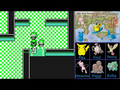 Let's Play Pokemon Yellow Capturelocke:  Part 14 - Training With Rockets