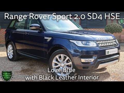 [4K] Range Rover Sport 2.0 SD4 HSE registered June 2017 (17) finished in Loire Blue