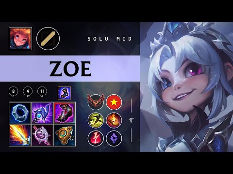 Zoe Mid vs Morgana - VN Grandmaster Patch 26.02