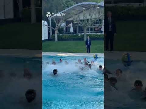 Fils' Barcelona Pool Dive 🏊‍♂️