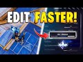 How To INSTANTLY EDIT FASTER In Fortnite Console PC