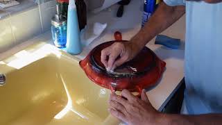 Cleaning Le Creuset