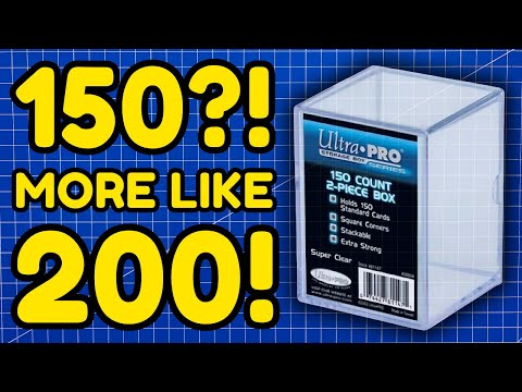 Ultra Pro 150 Count 2-Piece Box 📈 BEST TCG Storage? 🤩