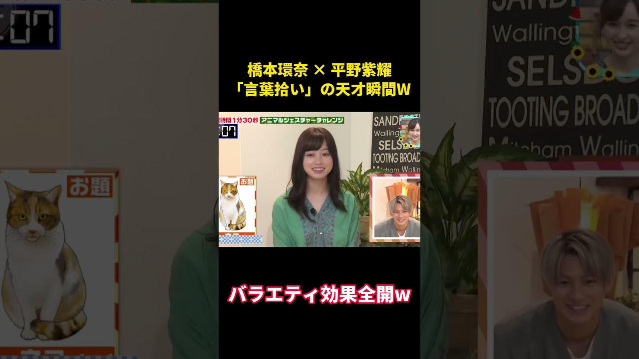 橋本環奈 × 平野紫耀、「言葉拾い」の天才瞬間w  #面白集 #funny #お笑い#面白い #平野紫耀 #芸人