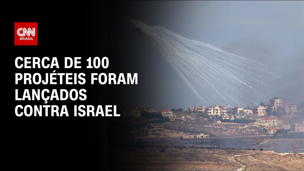 Cerca de 100 projéteis foram lançados contra Israel | CNN 360º