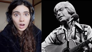 Singer FIRST TIME Reaction to John Denver - Looking for Space