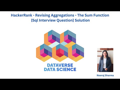 Hackerrank Revising Aggregations The Sum Function Sql Interview Question Solution
