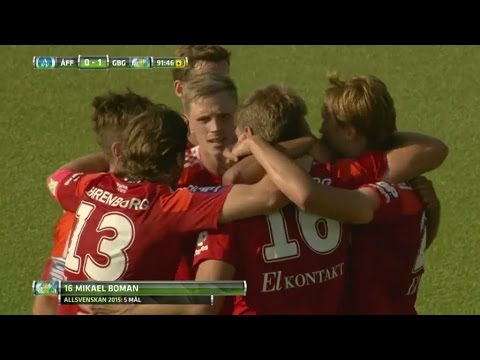 Mikael Boman avgör på övertid för Göteborg - TV4 Sport