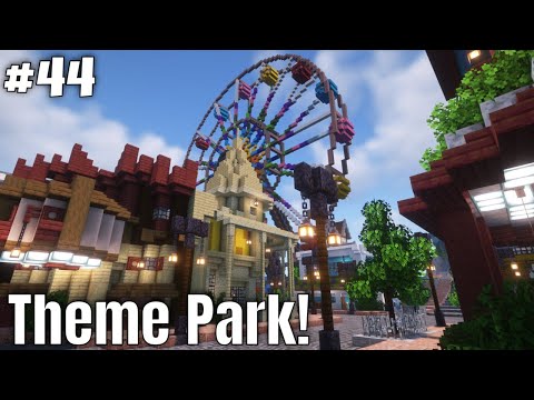 Ultimate Theme Park Build in 50 Hours - Minecraft 1.19.4