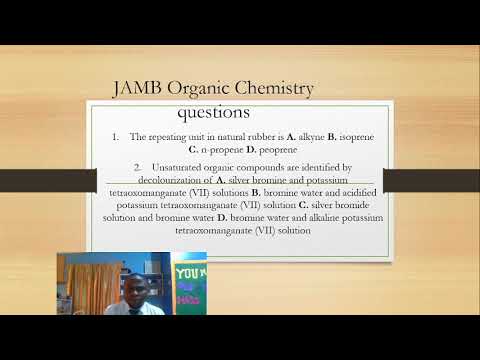 JAMB CHEMISTRY MOST REPEATED TOPIC; Organic Chemistry. Ep2