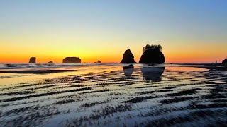 Backpacking the Washington Coast! 🌊 | Overnight Adventure ⛺️ 🔥 at Second Beach
