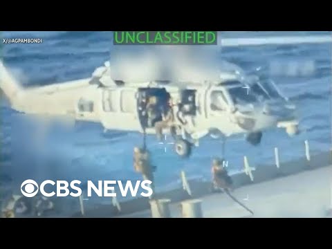 New video shows U.S. military seizing oil tanker near Venezuela