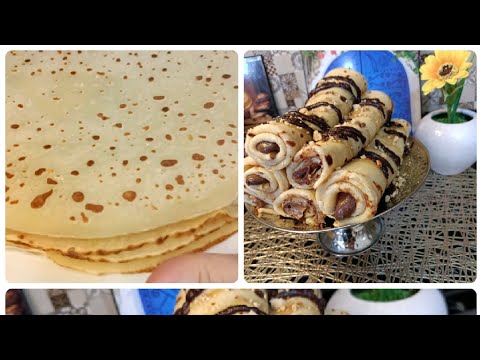 كراب بالشكلاطة 🍫😋 سريعة التحضير👌 بنة على بنة 👌🤩 crêpes au chocolat 🍫