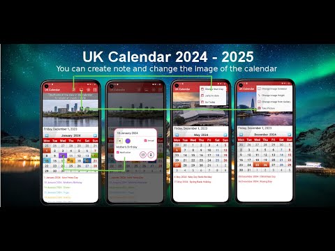 UK Calendar 2025 Video