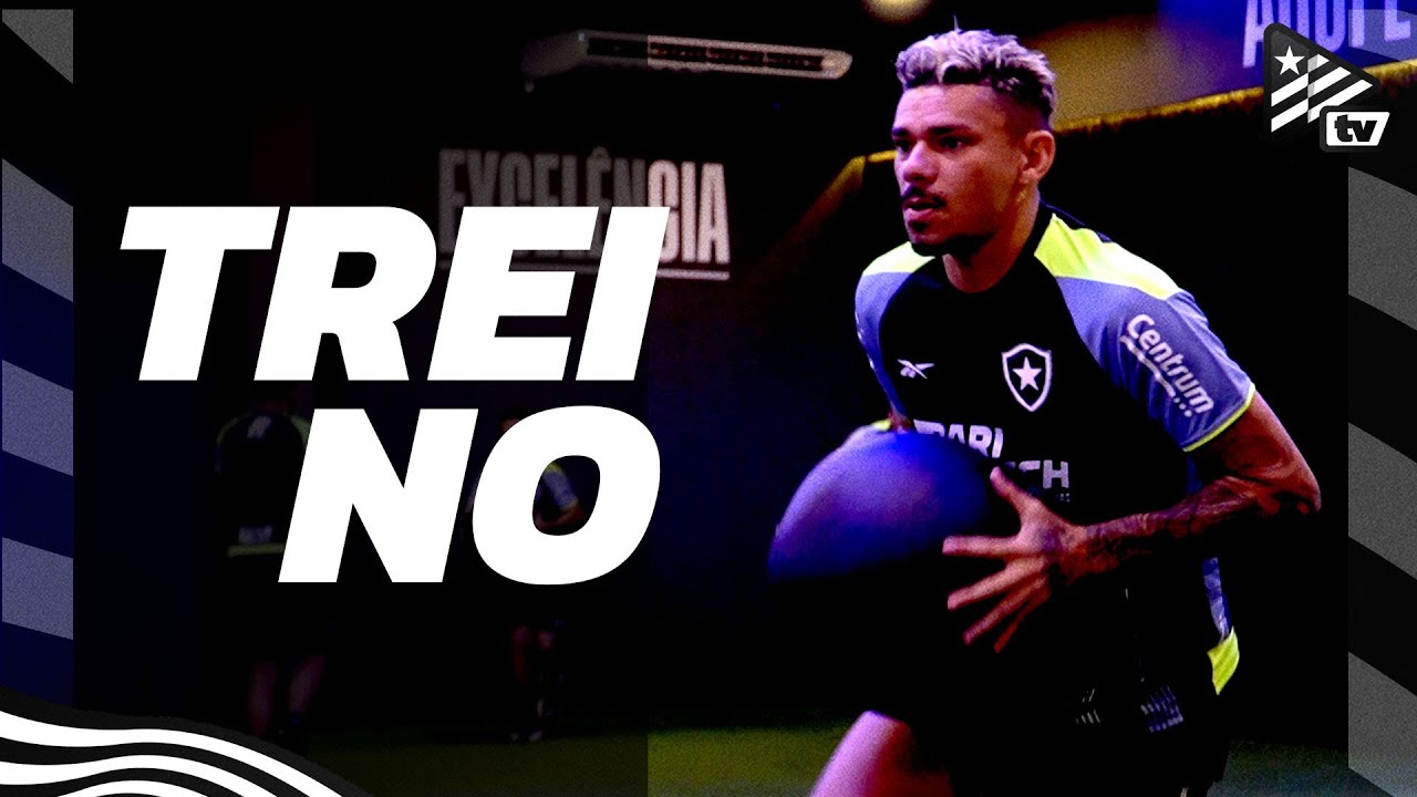 VÍDEO: Botafogo divulga imagens de treino na preparação para jogo com o Palmeiras