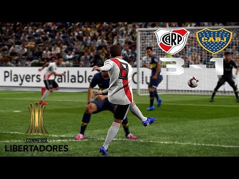 Recreación River Plate 3-1 Boca Juniors - Final Copa Libertadores 2018