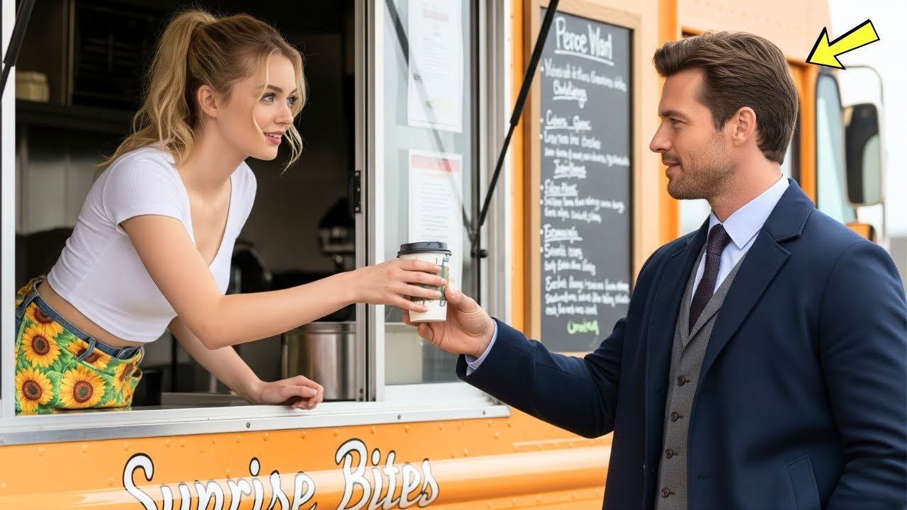 Poor Food Truck Girl Ignored the Millionaire CEO in Line—Until He Whispered, “Still Remember Me”