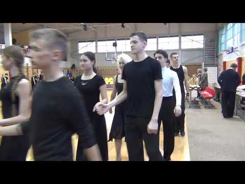 Lietuvos reitingo stovykla. 2020 01 12, Ukmerge. Apdovanojimo ceremonijos paradas.