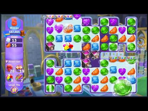 Wonka's World of Candy Level 754 - NO BOOSTERS + FULL STORY 🍫 | SKILLGAMING ✔️
