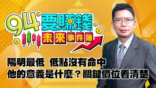 陽明最低 低點沒有命中 他的意義是什麼？