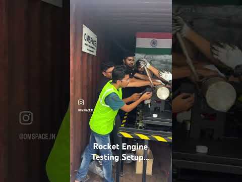 #omspace Behind the Scene, Successful Rocket Engine Testing #isroscientist #aerospace #Rocket