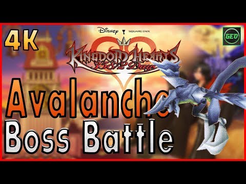 Kingdom Hearts 358/2 Days [4K] Avalanche Boss Fight