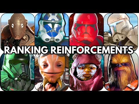 Ranking ALL Battlefront 2 Reinforcements From WORST to BEST