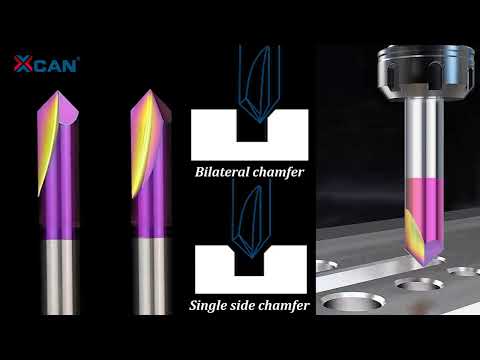 Milling Cutter 90 Degree CNC Machine Router Bit  Coated 2 Flutes Carbide End Mill Milling Tools