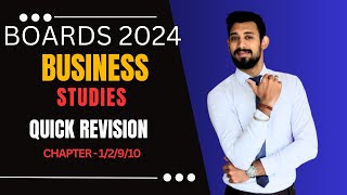 QUICK REVISION | Business Studies | Chapter 1-2-9-10 | Target 80/80