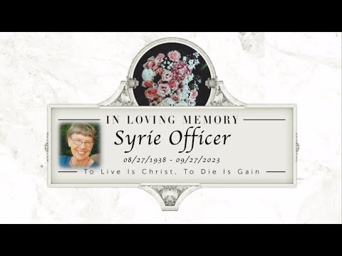 Syrie Funeral Obituary