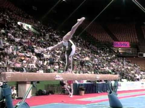 Dominique Moceanu - Balance Beam - 1995 Visa Challenge - Women