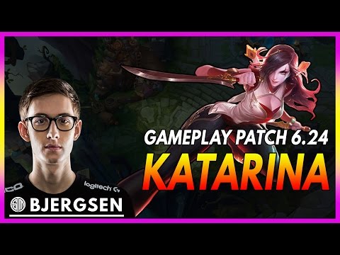374. Bjergsen Katarina vs Azir Mid - January 3rd, 2017 - Patch 6.24 Season 7