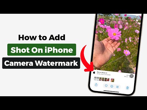 Shot on iPhone Camera Watermark | iPhone Camera Secret Settings