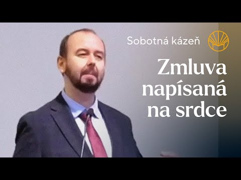 📖 Zmluva napísaná na srdce • Pavel Moudrý • Sobotná kázeň 3. 1. 2026