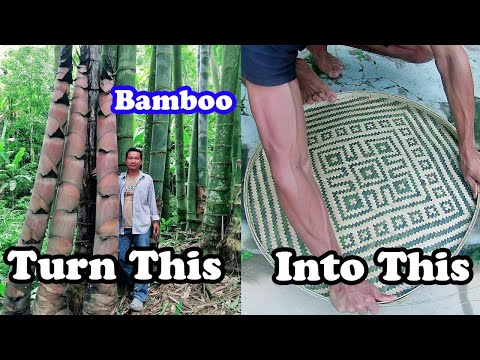 Most Incredible Bamboo crafts Ever, 48h of hand weaving丨Bamboo Woodworking Art